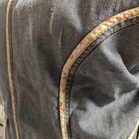 Blue Exchange Distressed Denim Jacket - Picture 10 of 10